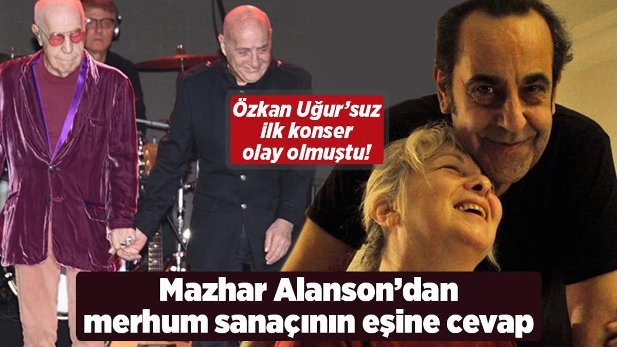 Özkan Uğur’suz ilk konser olay olmuştu! Mazhar Alanson’dan açıklama geldi