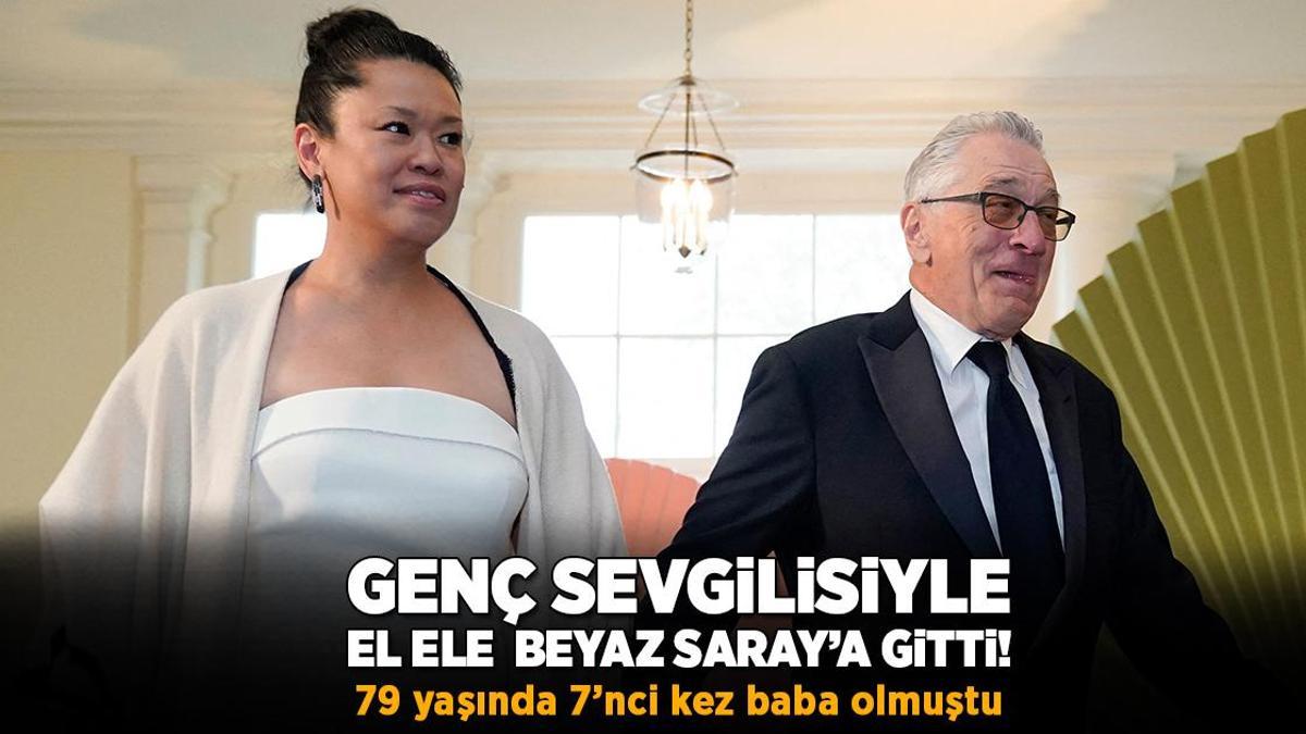 Usta oyuncu genç sevgilisiyle el ele Beyaz Saray’a gitti!