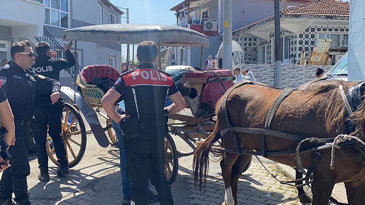 Edirne’de faytoncuların tartışması silahlı kavgaya döndü!