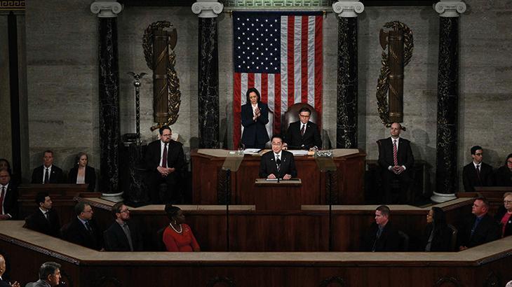 Japonya Başbakanı Kishida ABD Kongresi’nde! ‘Bugünün Ukrayna’sı yarının Doğu Asya’sı olabilir’