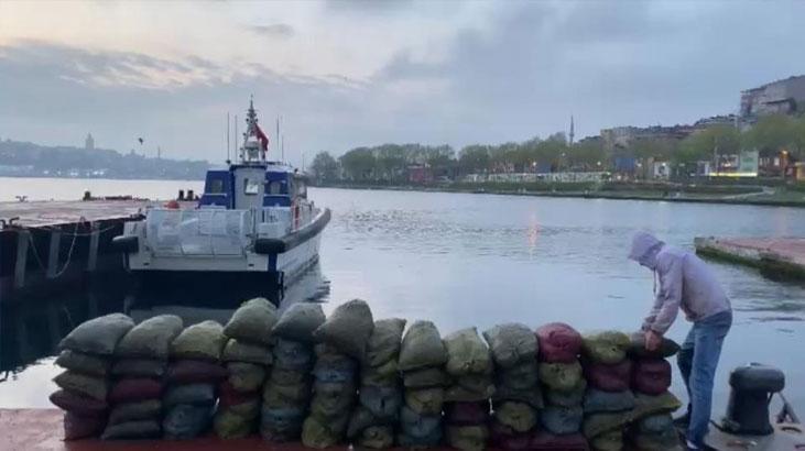 Üsküdar’da kaçak midye operasyonu!