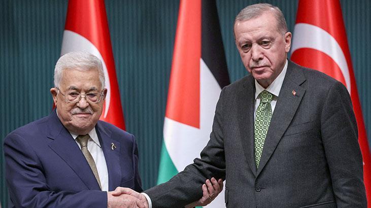 Cumhurbaşkanı Erdoğan, Abbas ile görüştü