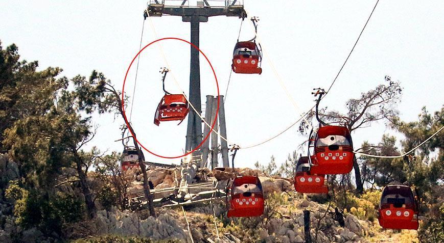 Antalya’daki teleferik faciasında son durum! Kabin enkazı olay yerinde