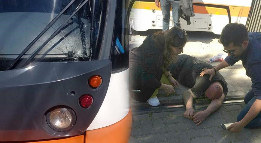 Eskişehir’de tramvay kazası! Polis memuru ağır yaralandı