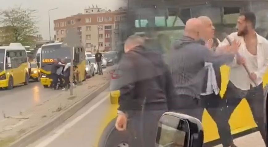 Yer: Bursa! Minibüscülerin yumruklu sopalı kavgası