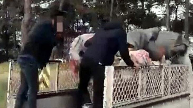 Hurdacı gibi davranan polisten baskın!