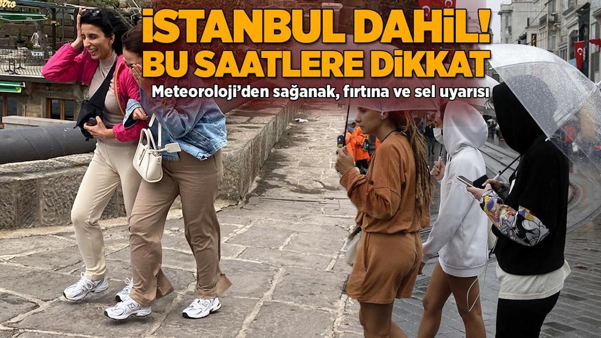 Son dakika… Meteoroloji uyardı! İstanbul dahil yeniden geliyor: Bu saatlere dikkat