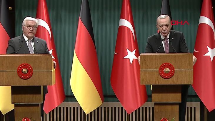 Son dakika: Ankara’da kritik zirve… Erdoğan ve Steinmeier’den önemli açıklamalar