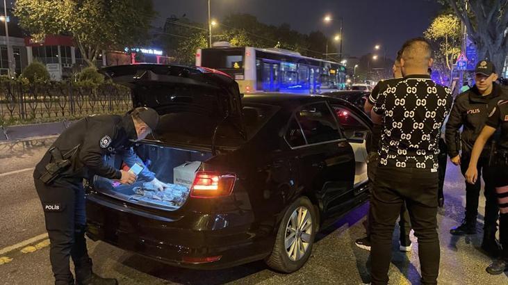 İstanbul geneli uygulama yapıldı! Araçlar didik didik arandı
