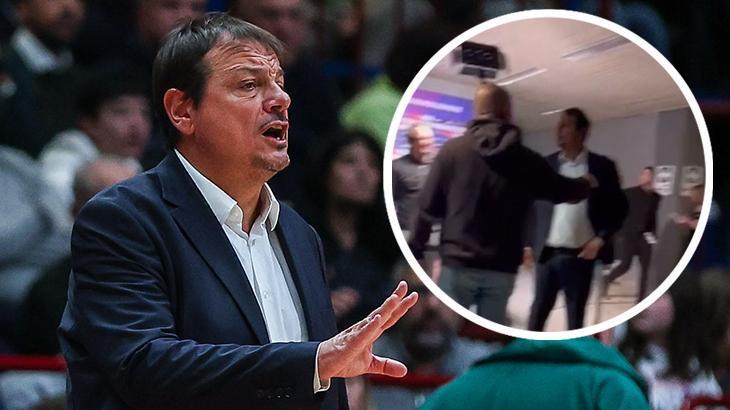 Ergin Ataman çıldırdı: Bu adam kim? Benim soyunma odamda ne yapıyor?