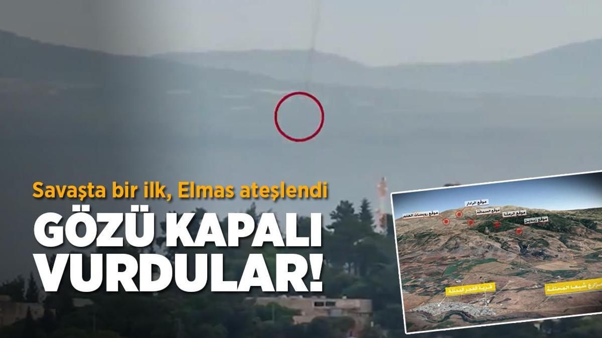 Savaşta son dakika… Elmas ilk kez ateşlendi, gözü kapalı vurdular!
