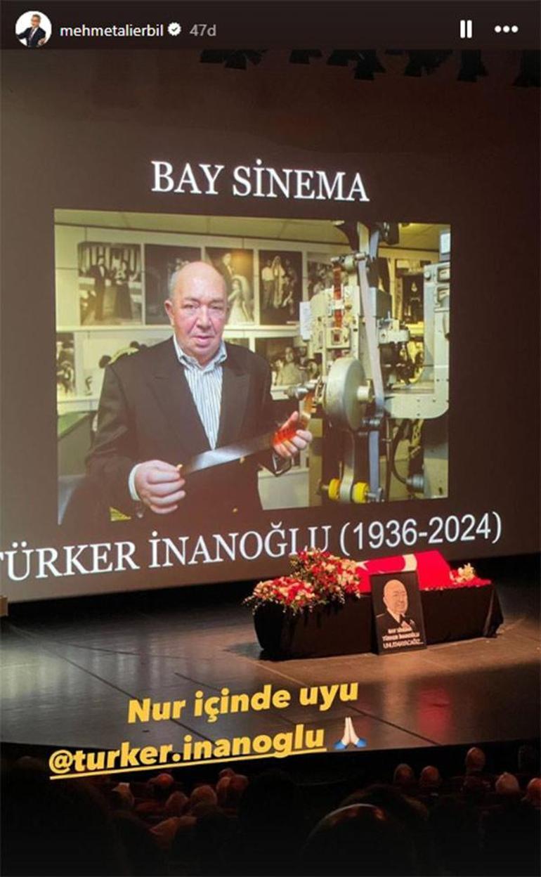 'Bay Sinema' Türker İnanoğlu'na veda! 'Onunla beraber bir devir kapandı'