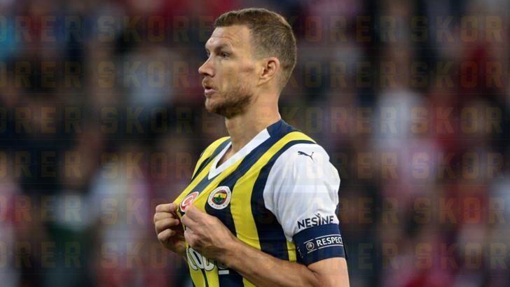 Hakem kararları sinirlendirdi! Edin Dzeko'dan Yunan taraftara Türk bayrağıyla cevap