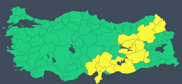 Meteoroloji uyardı! Bu kentlerde yaşayanlar dikkat! Yeni hava durumu haritası yayımlandı