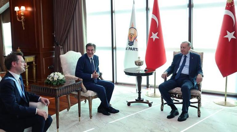 Cumhurbaşkanı Erdoğan Prof. Dr. Mehmet Öz'ü kabul etti