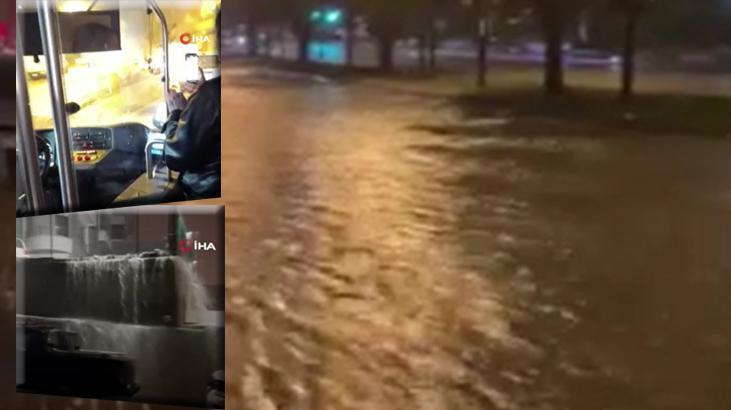 Ankara sele teslim! Sağanak etkili oldu, yollar göle döndü