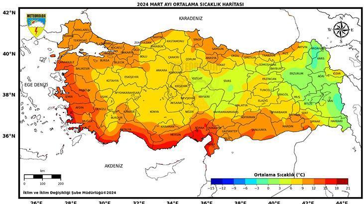 Son 53 yılın en sıcak 9’uncu martı!