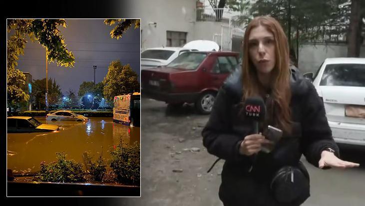 Ankara’da sel: Araçlar hasar gördü