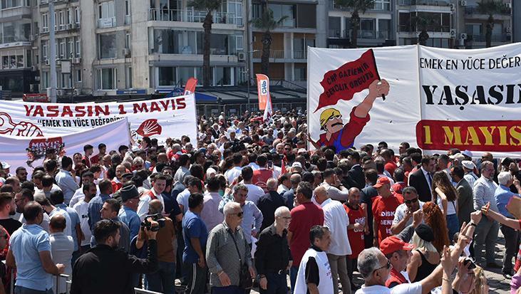 İzmir’de 1 Mayıs kutlaması
