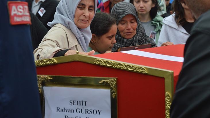 Şehit Rıdvan Gürsoy’a veda