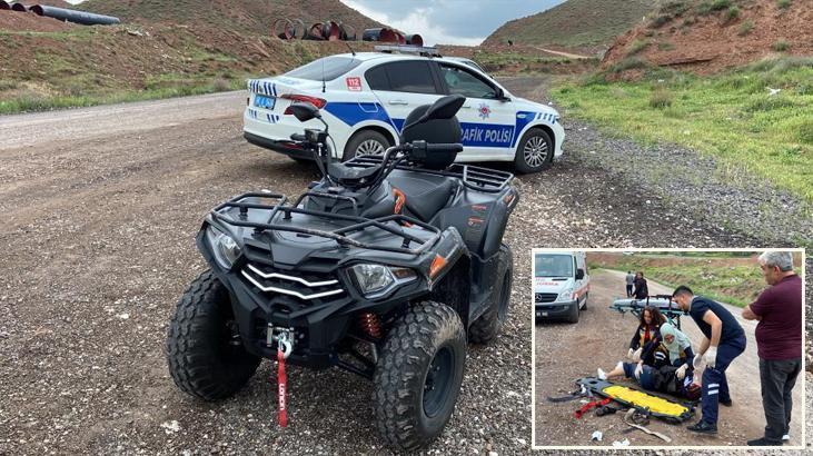 Genç kızlar ATV’ye bindi gezileri kaza ile sonuçlandı