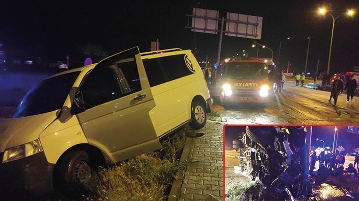 Konya’da feci kaza! Midibüs ile minibüs çarpıştı: 24 yaralı