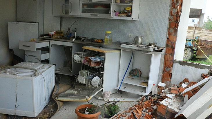 Tokat’ta gaz sıkışması nedeniyle patlama!