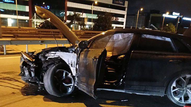 İbrahim Hacıosmanoğlu’nun oğlu kaza yaptı