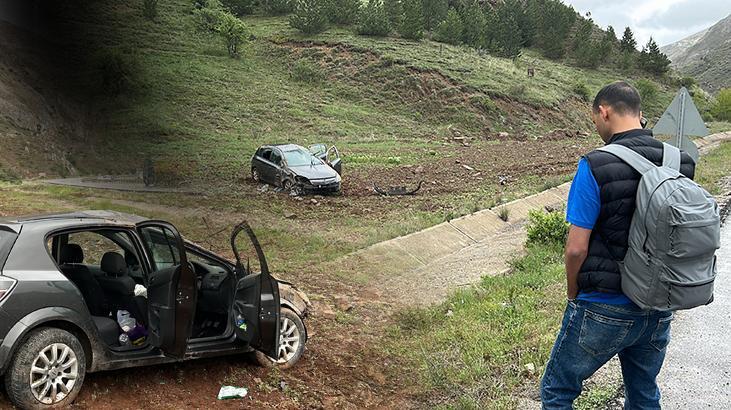 Aracıyla 5 takla attı, hastaneye gitmek yerine bunu yaptı!