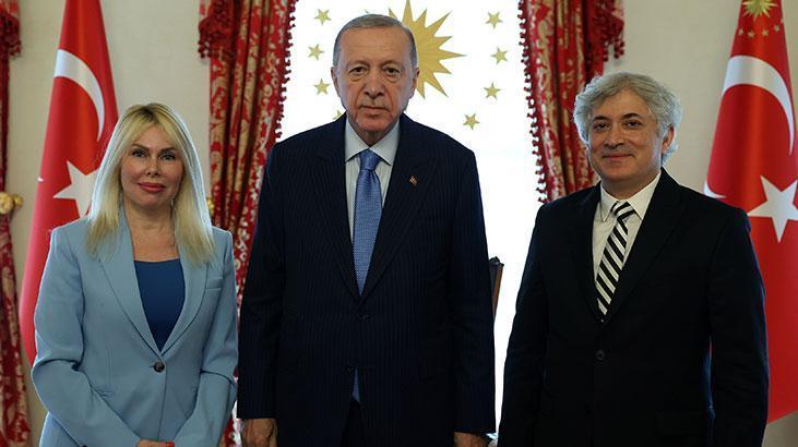Cumhurbaşkanı Erdoğan, Özkan çifti ile görüştü