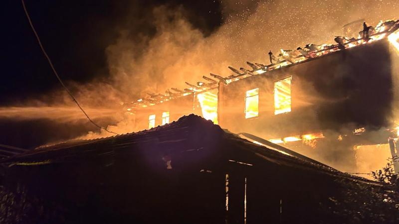 Bademci Köyü’nde Yangın: Ev Kül Oldu! 