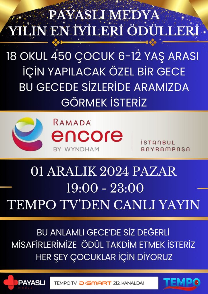 Payaslı Medya Yılın En İyileri Ödülleri: Çocuklar İçin Anlamlı Gece