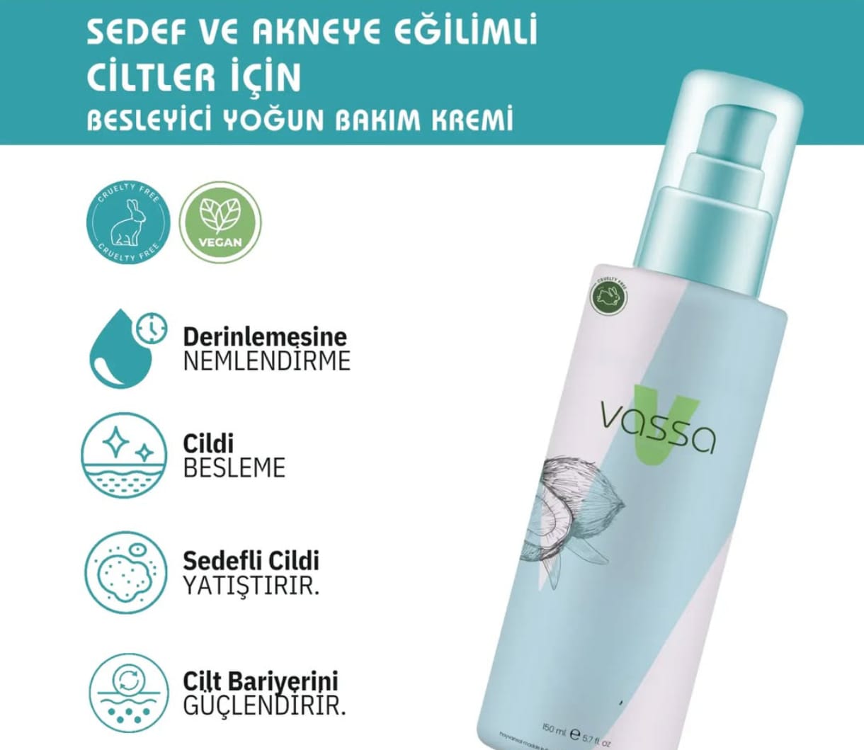 Vassa Krem ile Sedefin Kaşıntısını Azaltın, Rahatlayın