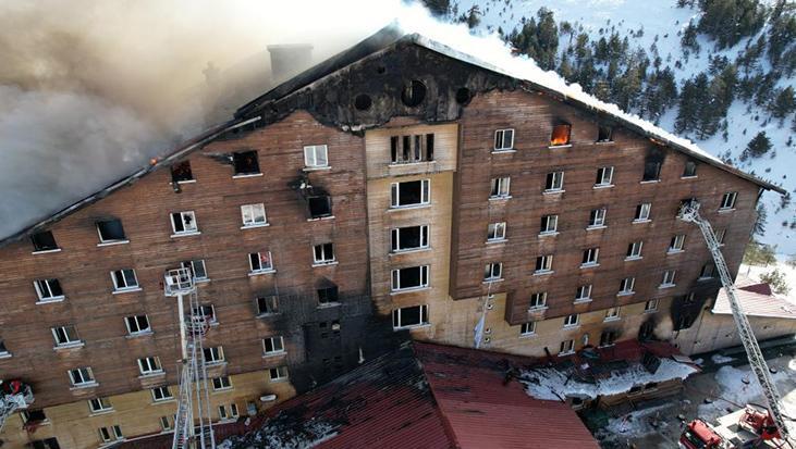 Kartalkaya’daki otel yangınında 4 gözaltı