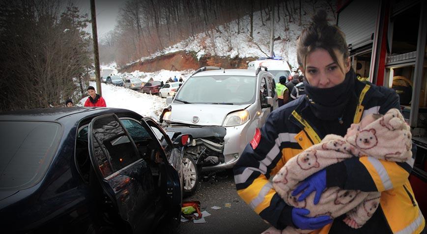 Alkollü sürücü 5 kişilik aileye dehşeti yaşattı!