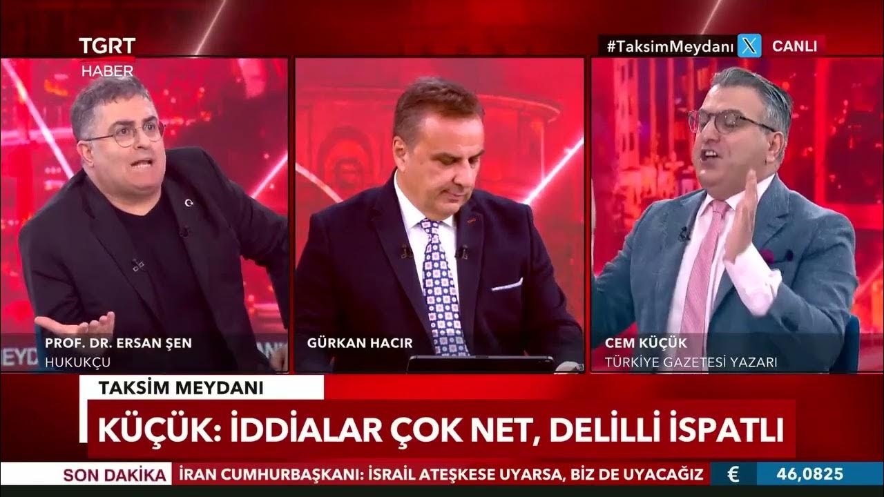 Canlı Yayında Gerilim: Ersan Şen ile Cem Küçük Arasında Tartışması