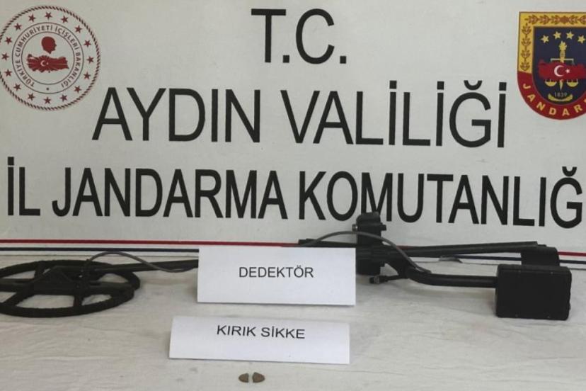 Aydın’da define avcıları suçüstü yakalandı