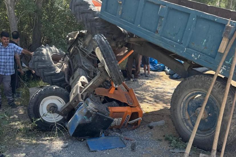 Malatya’da traktör kazası: 2 yaralı