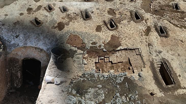 Adıyaman’da Tharsa Antik Kenti’nde 8 Yeni Oda Mezarı Gün Yüzüne Çıkarıldı
