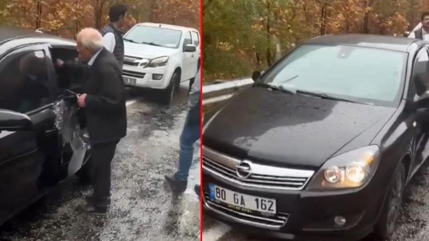 Saimbeyli-Feke Yolunda Kaya Parçası Otomobile Çarptı: Geçmişte 4 Öğretmen Hayatını Kaybetmişti