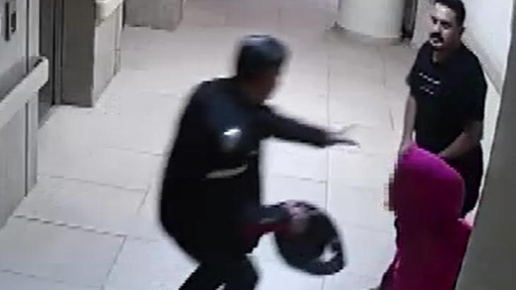 HASTANE KORİDORUNDA DEHŞET GÜVENLİK GÖREVLİLERİ PANİK YAŞADI