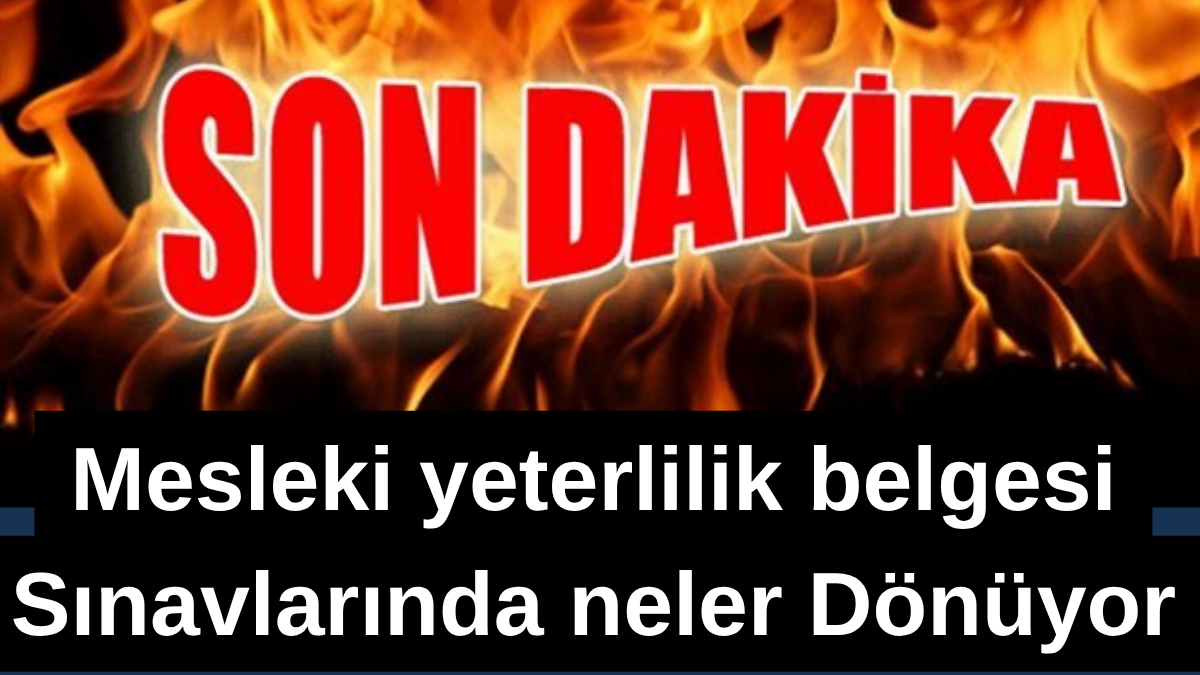 Mesleki Sınavlarda Şeffaflık Tartışması: “Kişiye Özel” İddiaları Gündemde