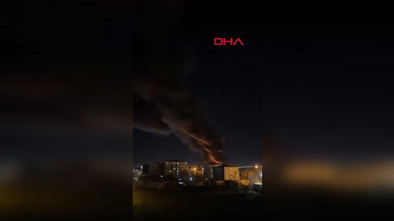 Tuzla Orhanlı Fabrikasında Yangın Paniği