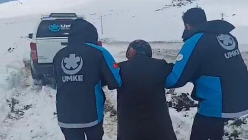 Kar ve Tipi Engel Olamadı: UMKE’den Hayat Kurtaran Müdahale