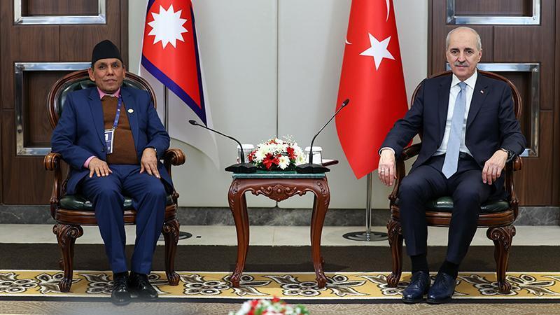 NUMAN KURTULMUŞ, NEPAL VE SEYŞELLER MECLİS BAŞKANLARIYLA GÖRÜŞTÜ
