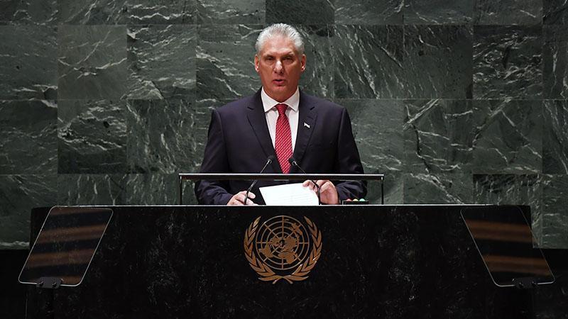 KÜBA LİDERİ DİAZ-CANEL’DEN ABD’YE SERT YANIT: “BİZ TEHDİT ETMİYORUZ, TEHDİT EDİLİYORUZ!”