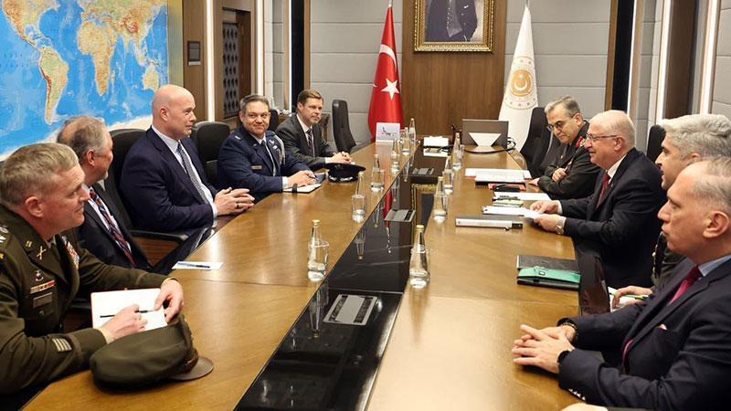 BAKAN GÜLER NATO TEMSİLCİLERİNİ KABUL ETTİ