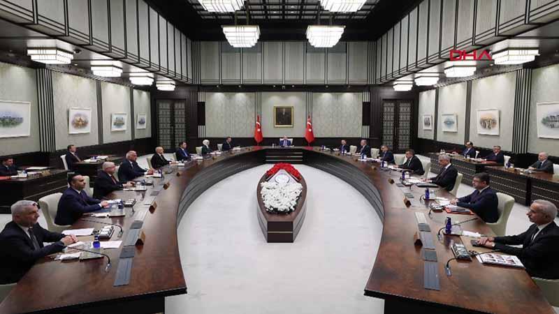 Cumhurbaşkanlığı Kabinesi Erdoğan Başkanlığında Toplandı