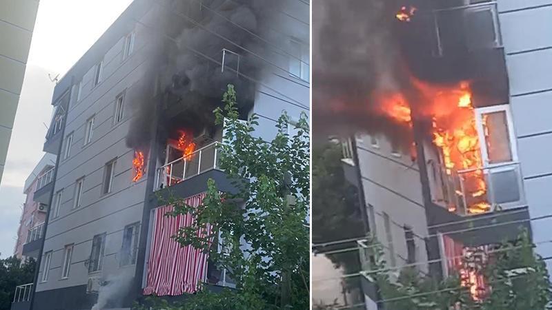 Antalya’da Apartmanda Korkutan Yangın: İtfaiye Ekipleri 2 Kişiyi Pencereden Kurtardı