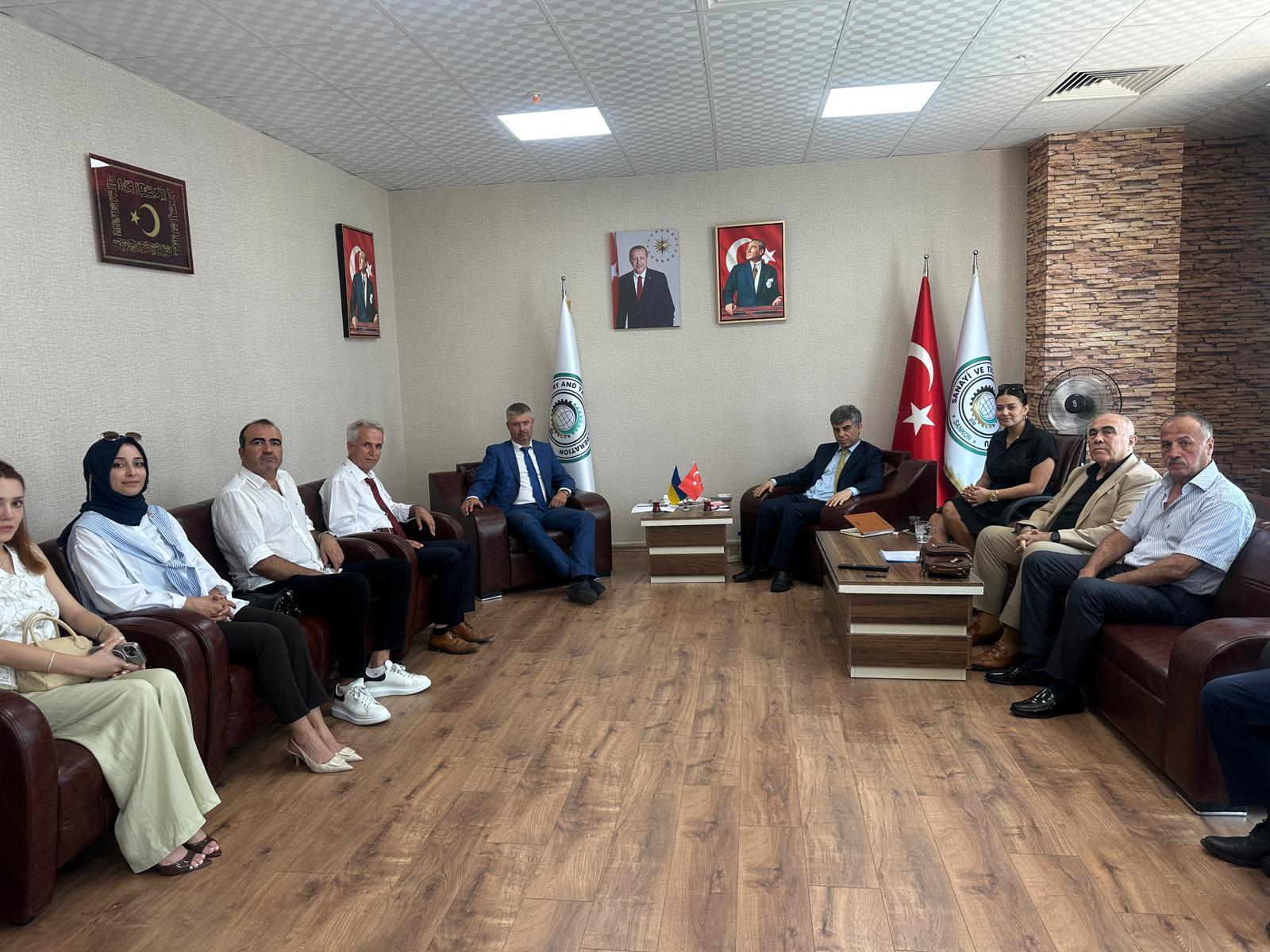 SANKON’da Türkiye–Ukrayna Ekonomik İş Birliği Görüşmesi